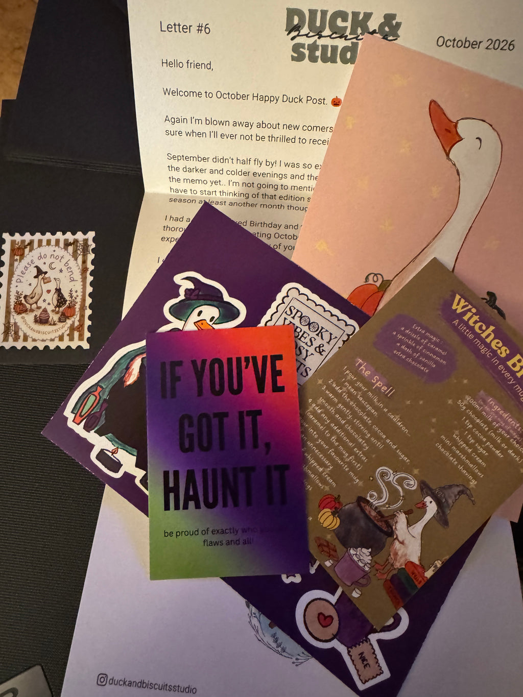 October Duck Post – Catch Up
